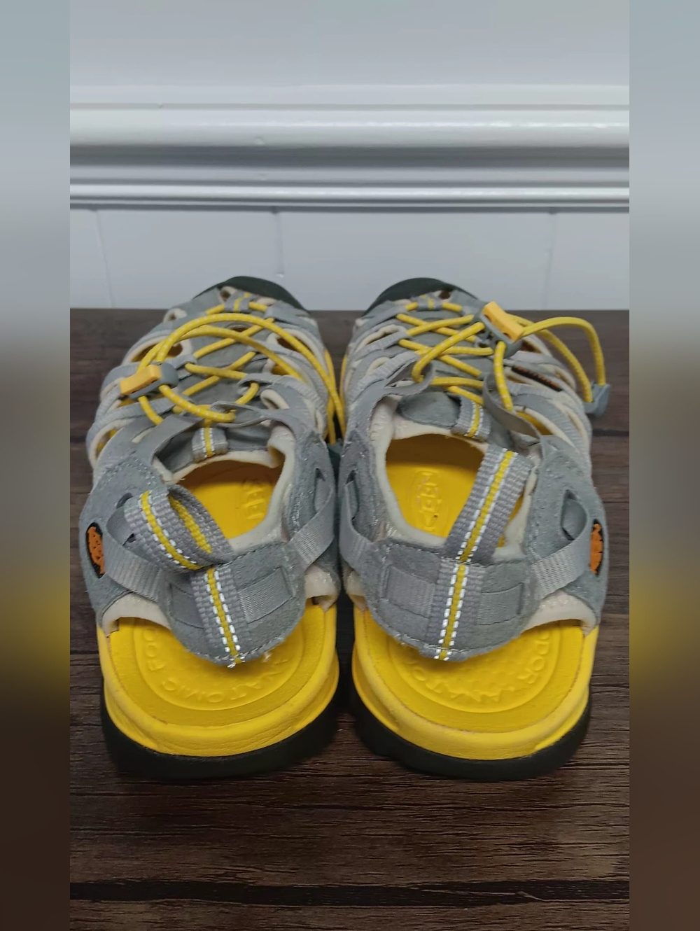 Keen Women's Gray and Yellow Waterproof Sport Sandals - Picture 2 of 7